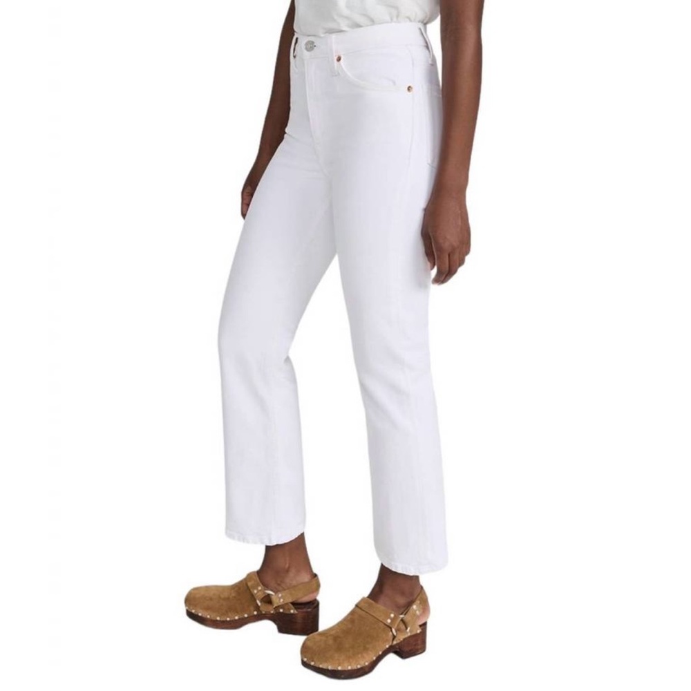 RE/DONE 70s crop boot jeans white 29